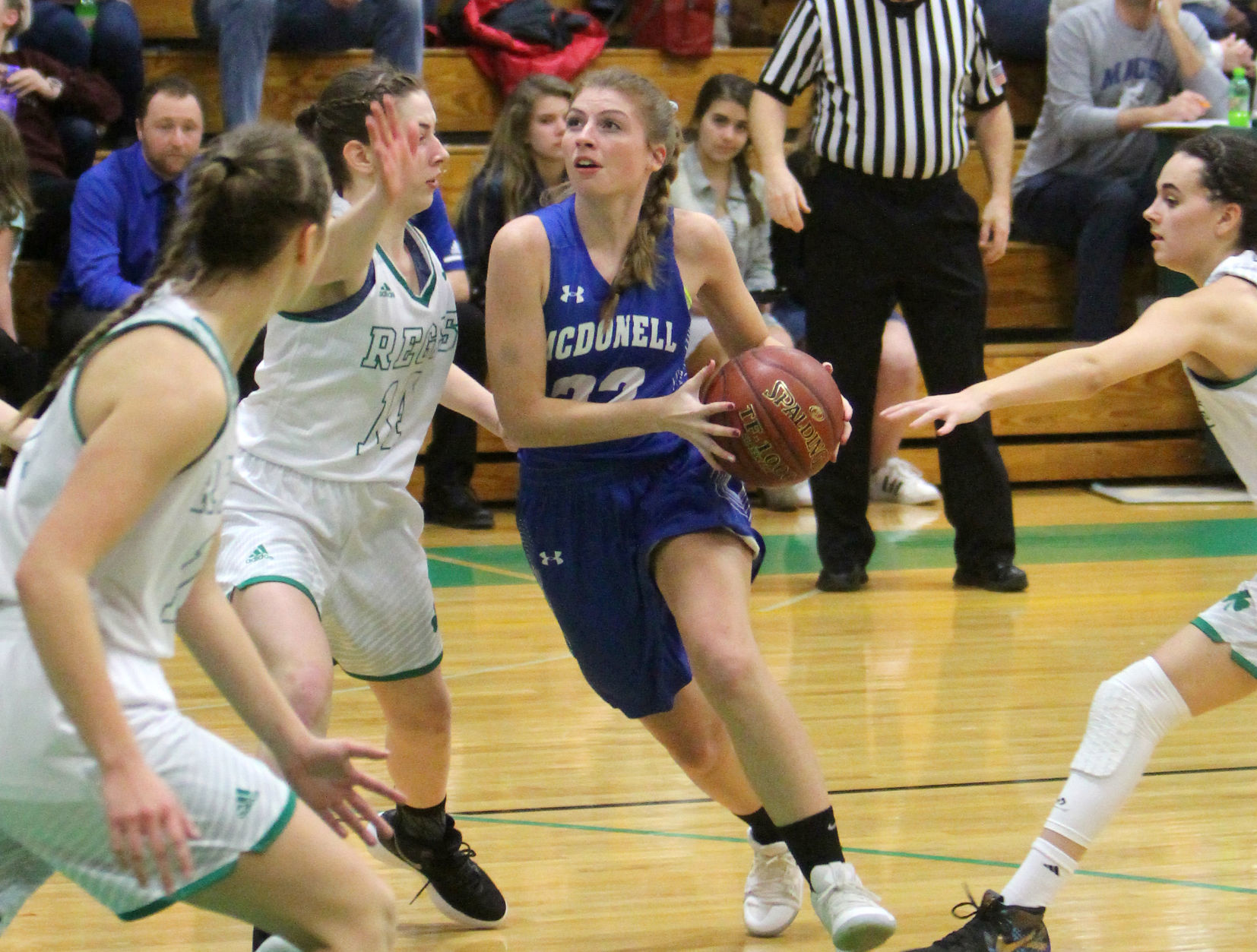 McDonell at Eau Claire Regis girls basketball 12-21-18